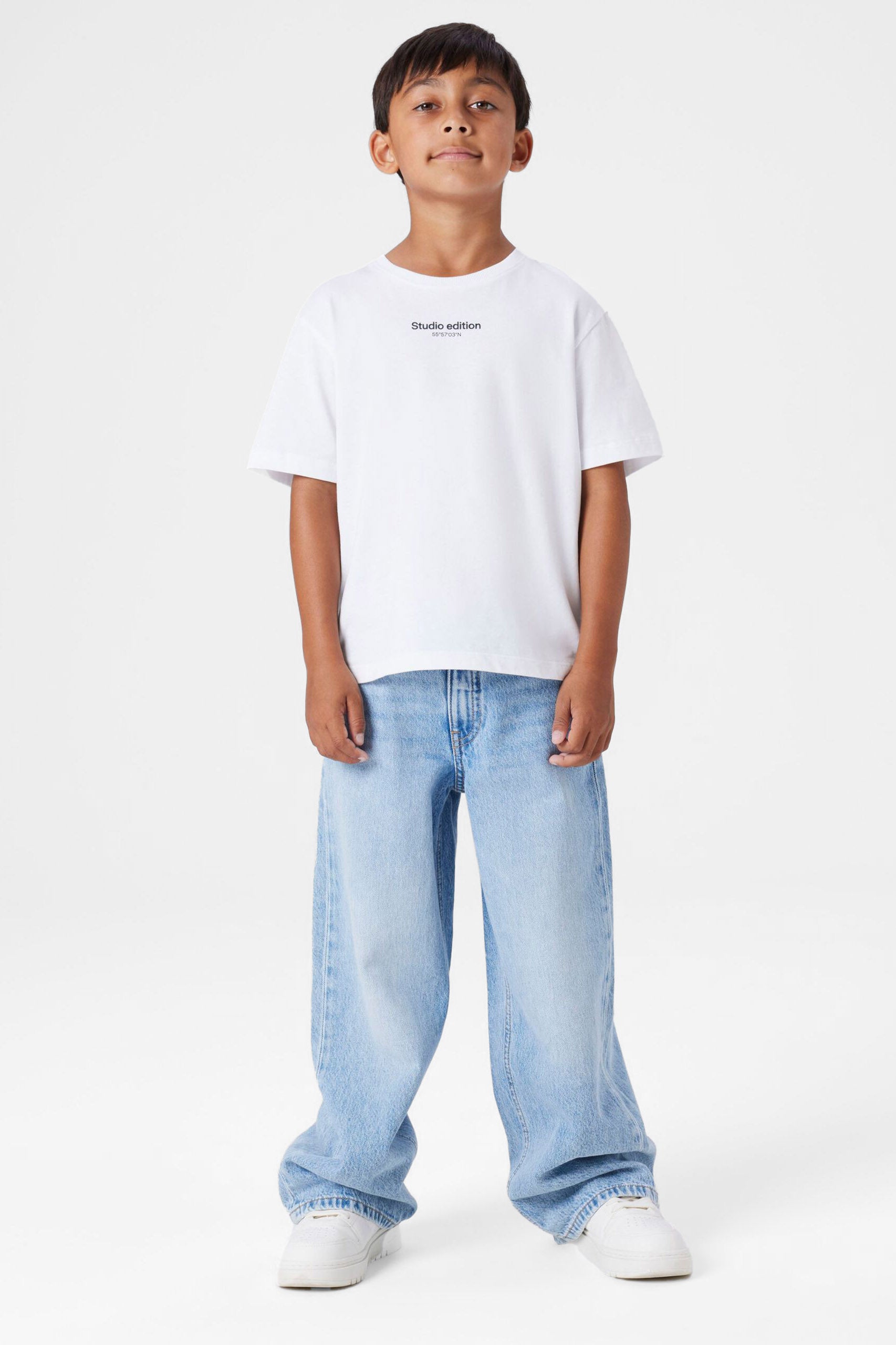 NKMBEN Skater Jeans - Light Blue Denim