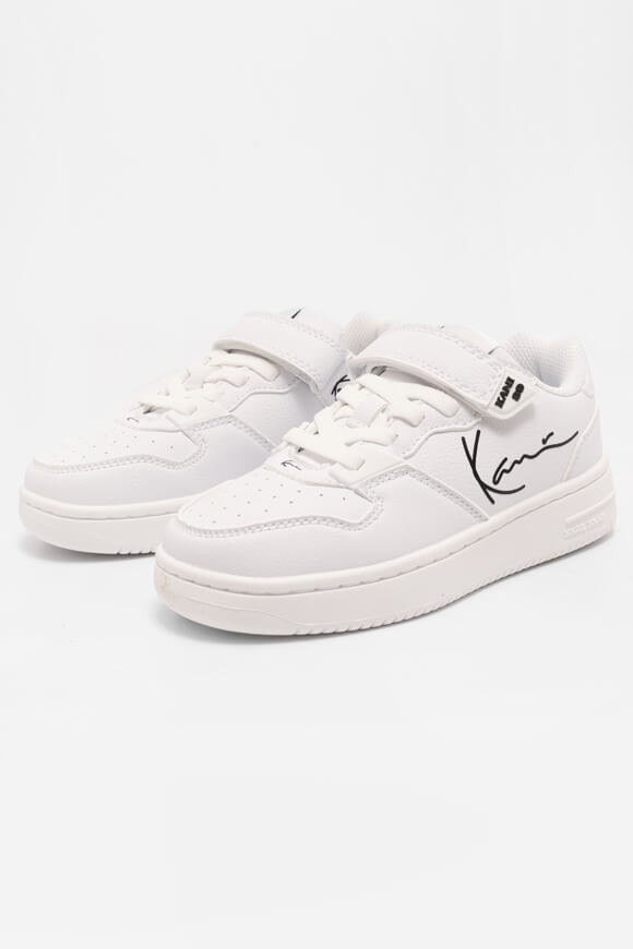 89 Logo Kids Sneaker - White + Black