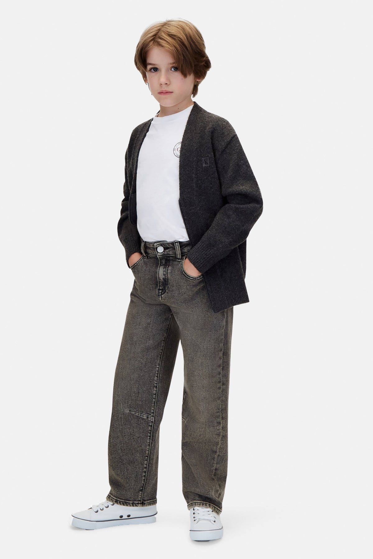 Jeans a taglio barrel fit - Onyx Black