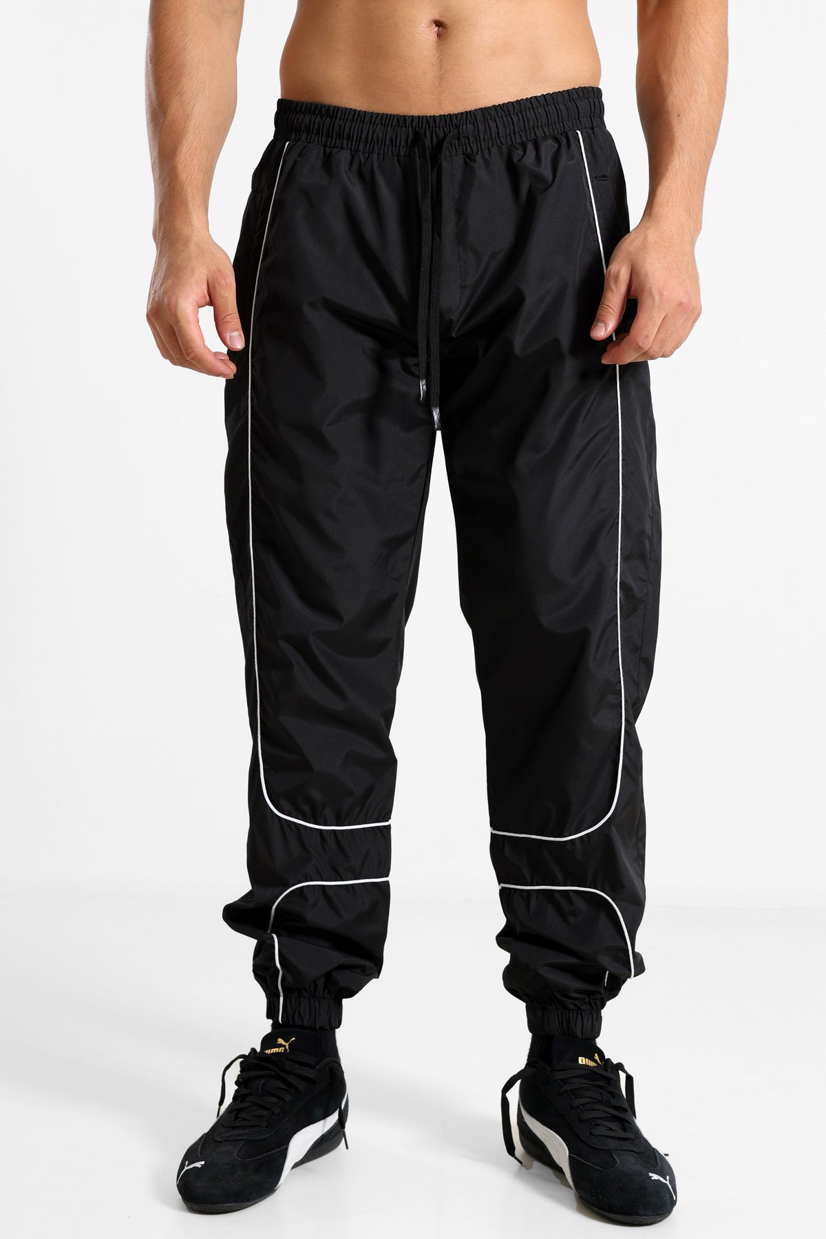 Takim Trainingshose - Black + White