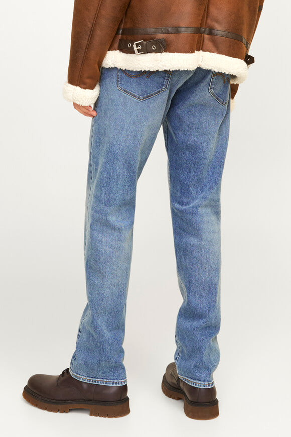 Chris Relaxed Fit Jeans L32 - Bleu clair délavé