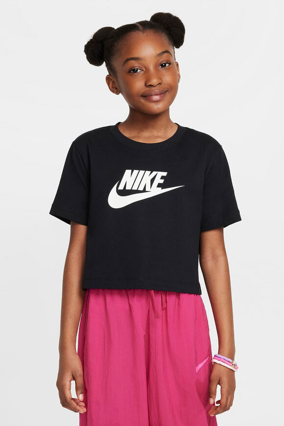 Cropped T-shirt - Black