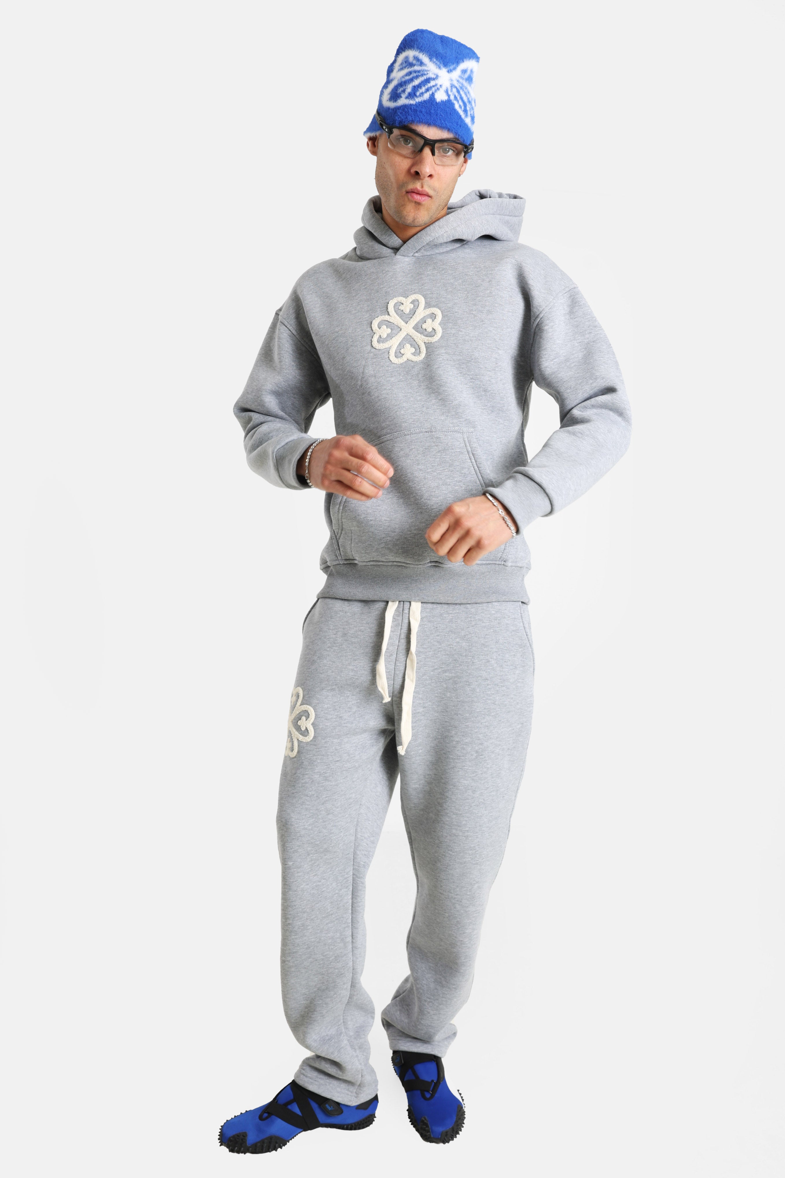 Kapuzensweatshirt - Grey