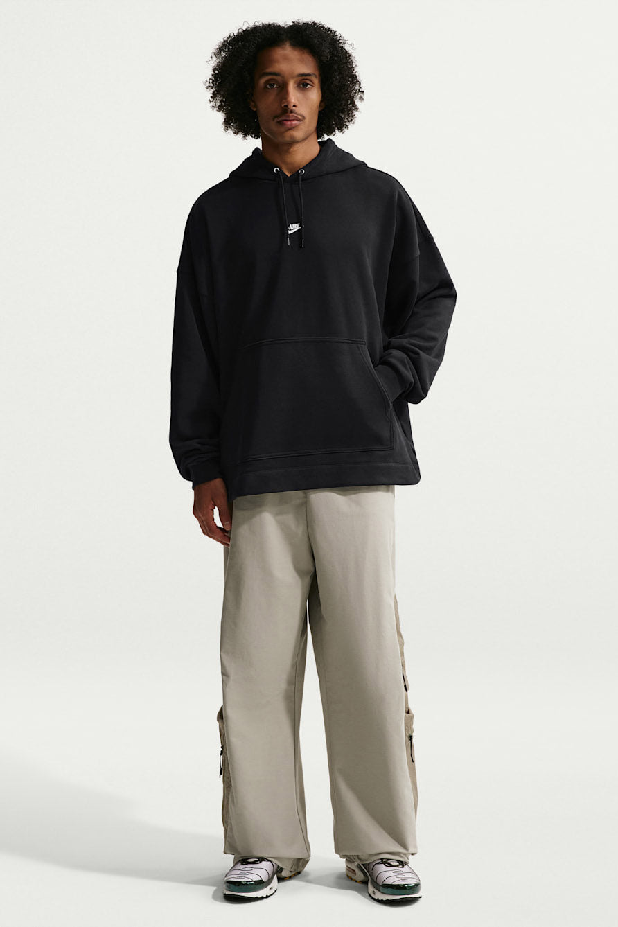 Sportswear Club sweatshirt ample à capuchon - Black
