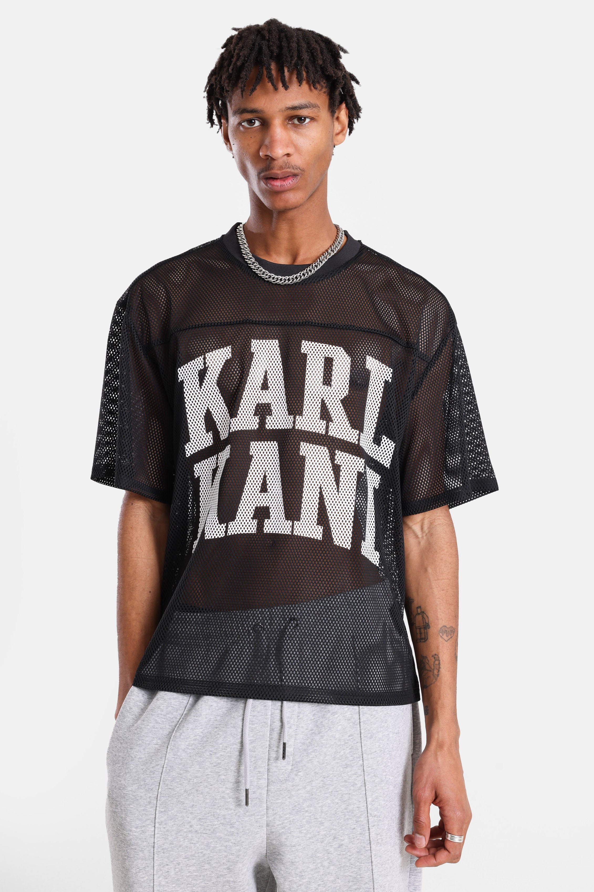Mesh T-Shirt - Black