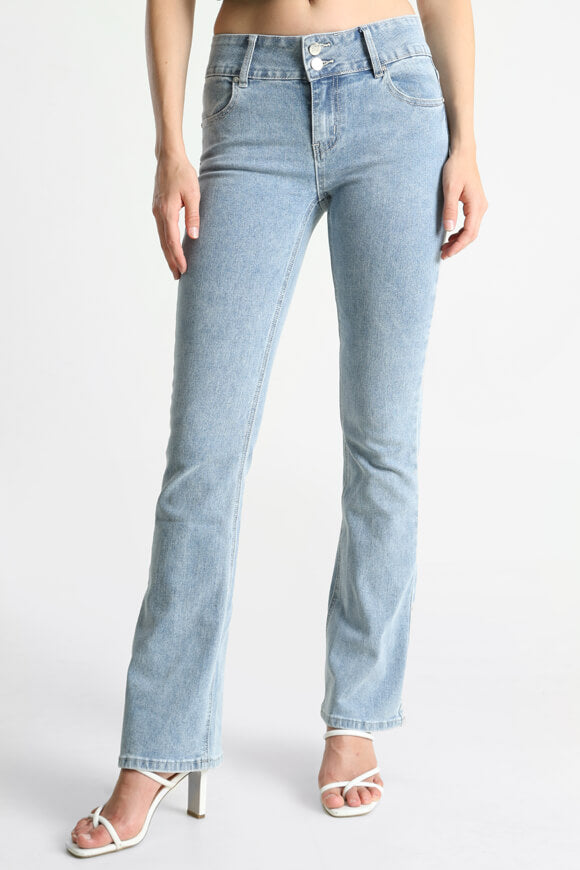 Jean flare - Bleu clair denim