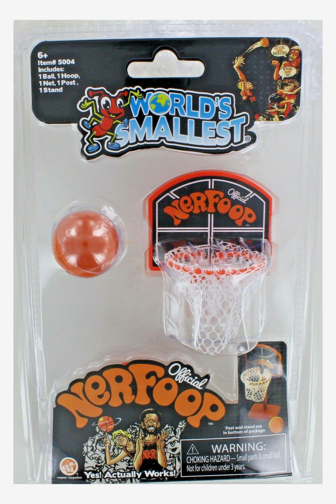 Mini Nerf Basketballkorb - Orange + White
