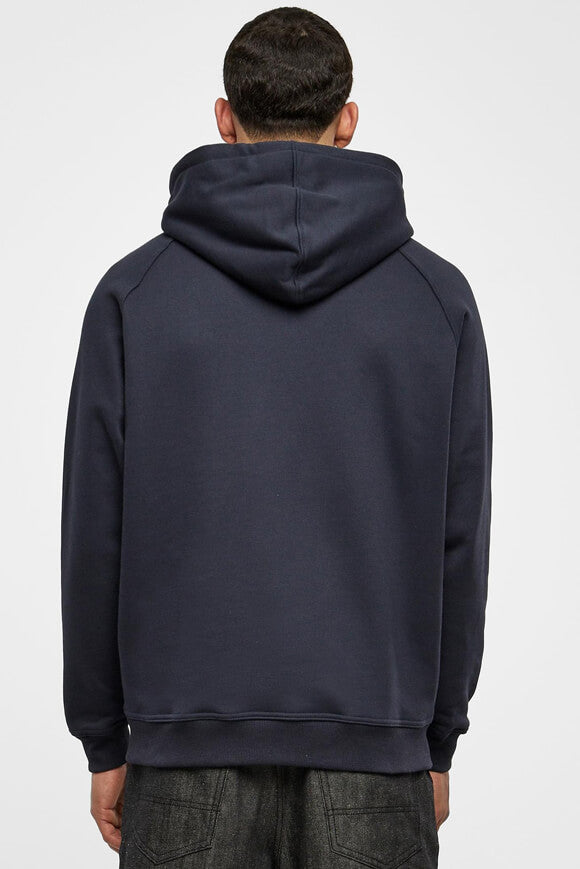 Felpa oversize con cappuccio - Navy