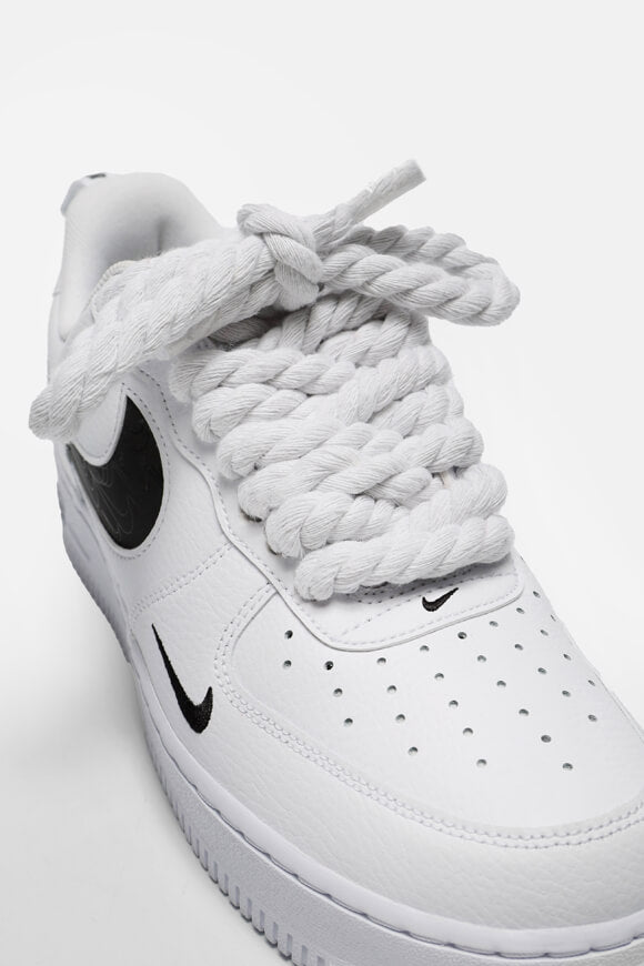 Geflochtene Schnürsenkel 180 cm - White