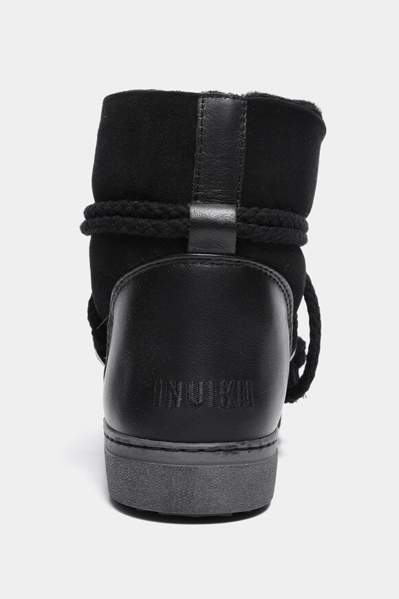 Lined winter ankle boot - Black