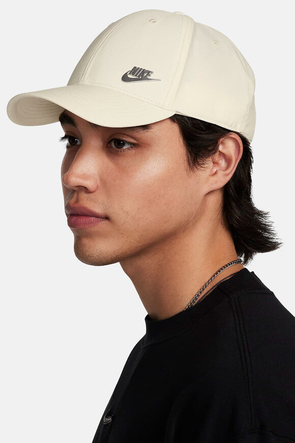 Strapback Cap - Coconut Milk + Metallic Silver