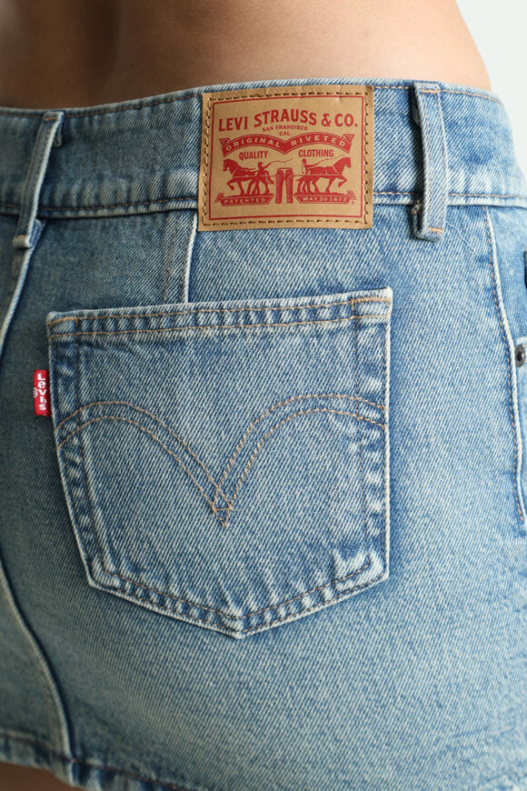Mini-Jeansrock - Roll It Up Cle