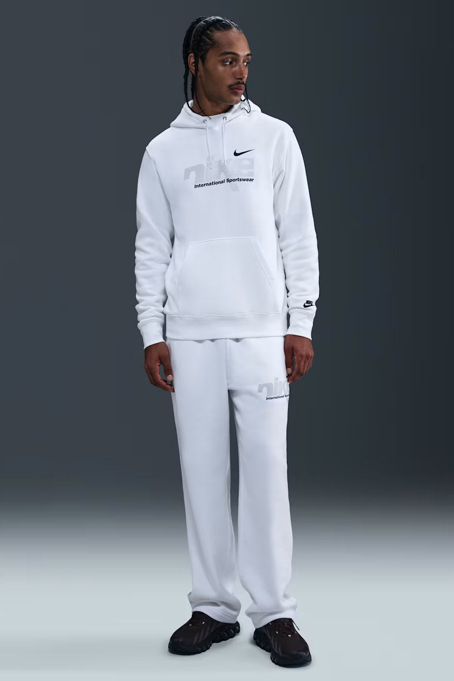 Sportswear Club Fleece hooded sweatshirt - White