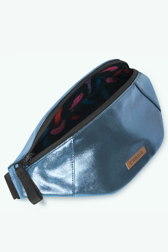 Larissa Wendbare Bauch / Umhängetasche - Navy Iridescent