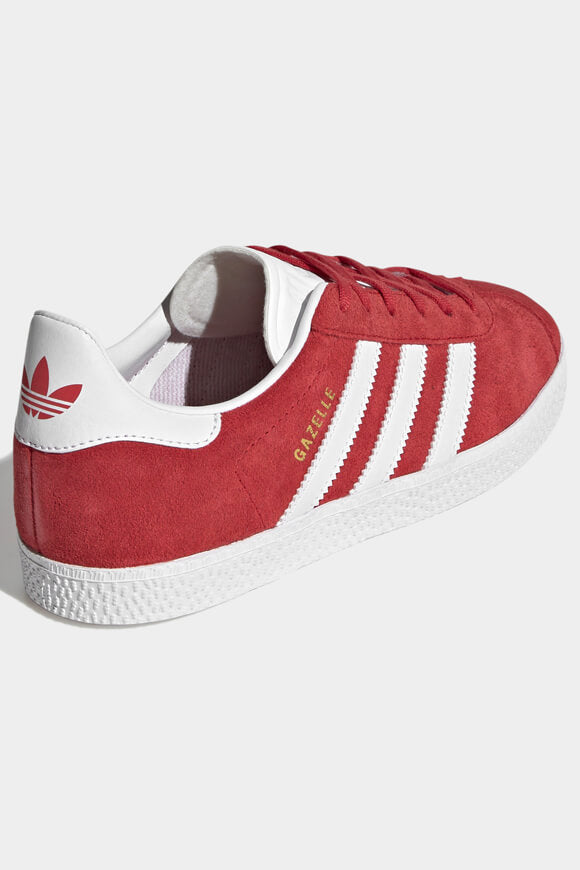 Gazelle Sneaker - Better Scarlet + Footwear White + Gold Metallic