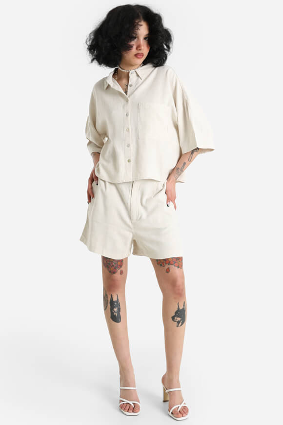 Camicia in lino - Beige chiaro