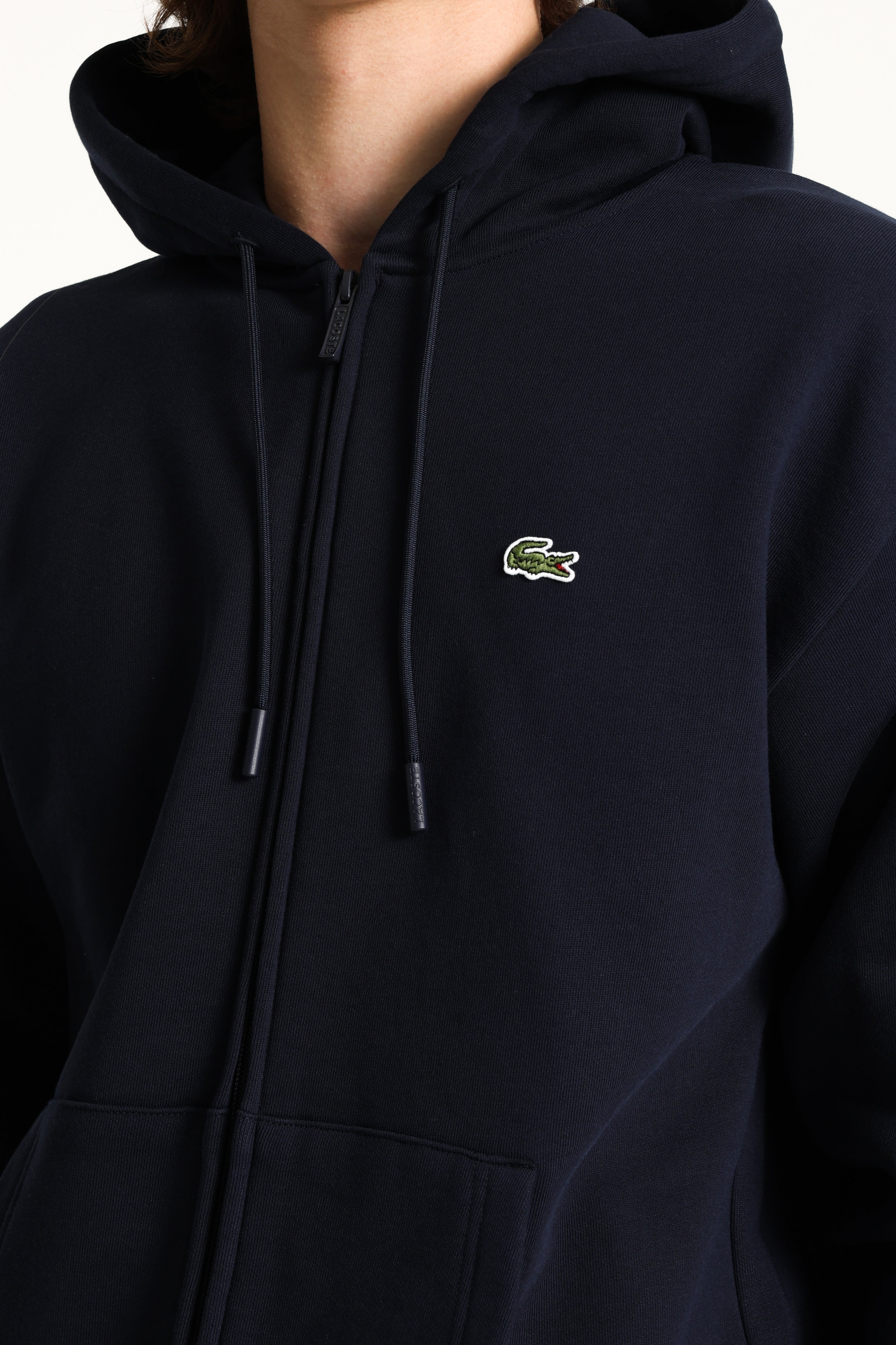 Sweat zippé à capuchon - Navy