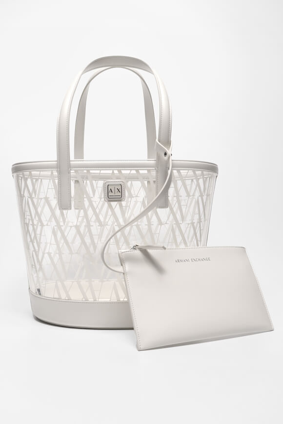 Shopper - Bianco + trasparente