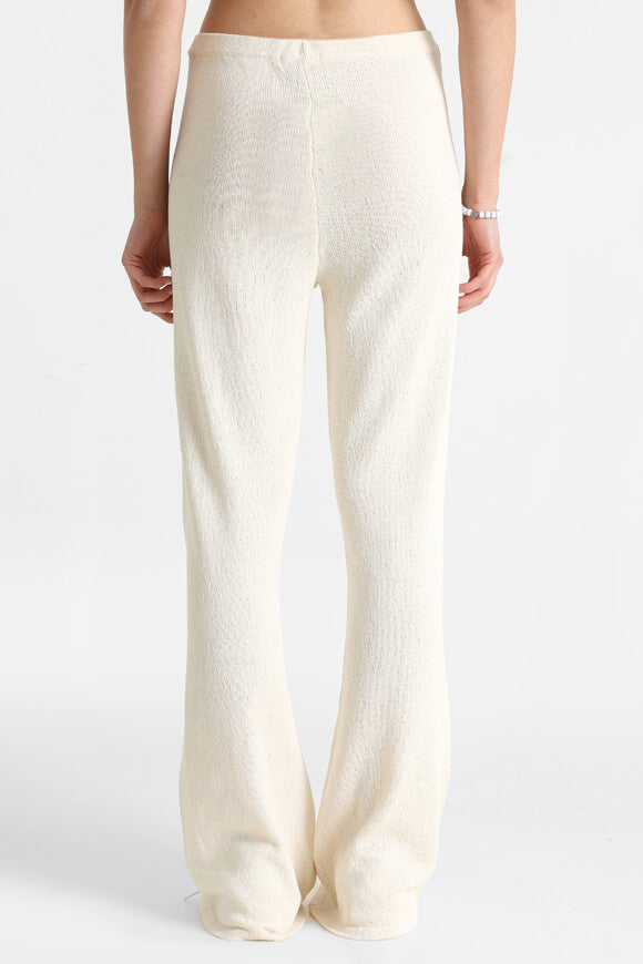 Knitted trousers - cream