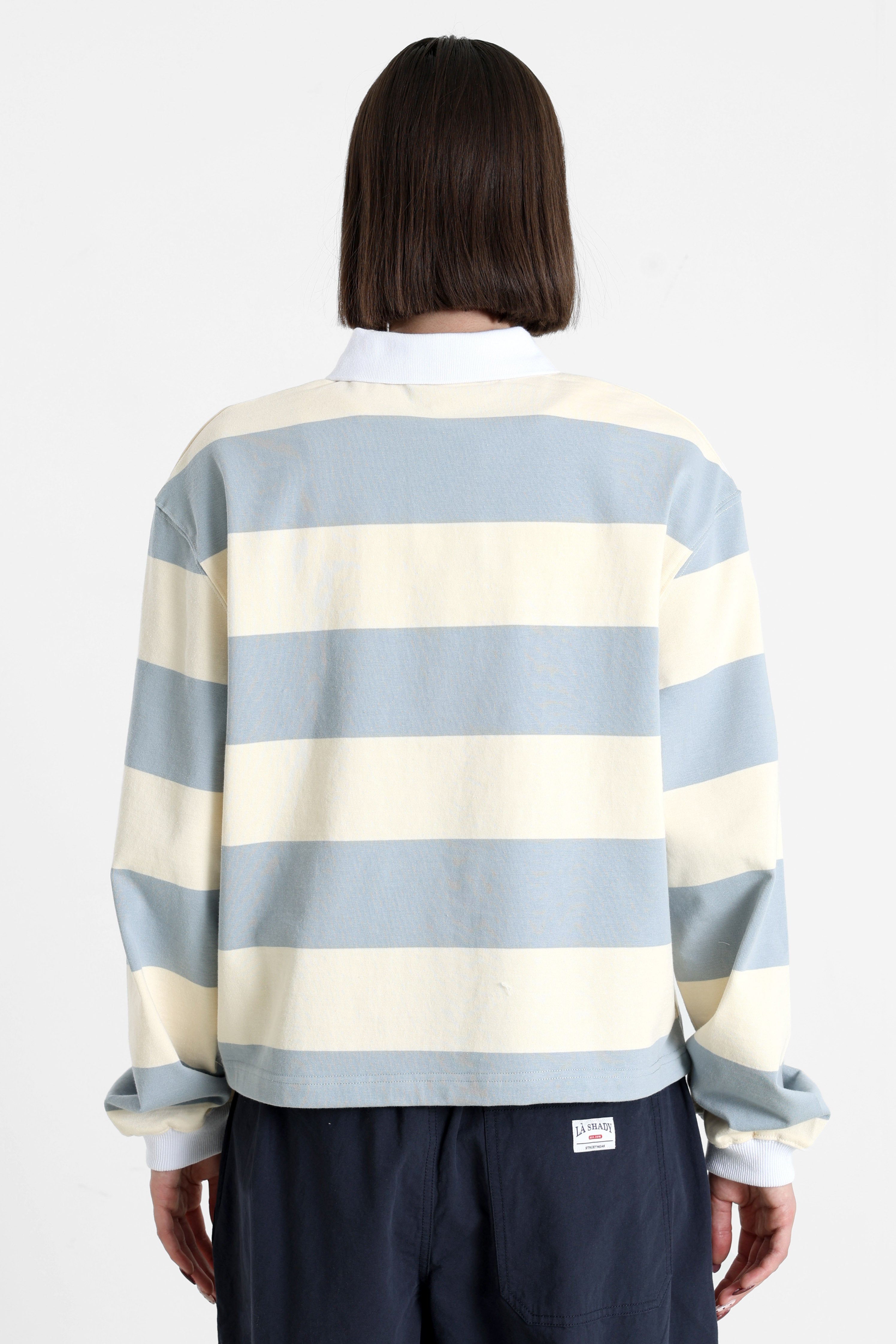 Sweatshirt - Bleu clair + Beige clair