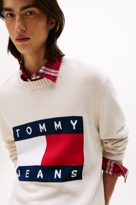 Fine knit sweater - Ancient White Heather