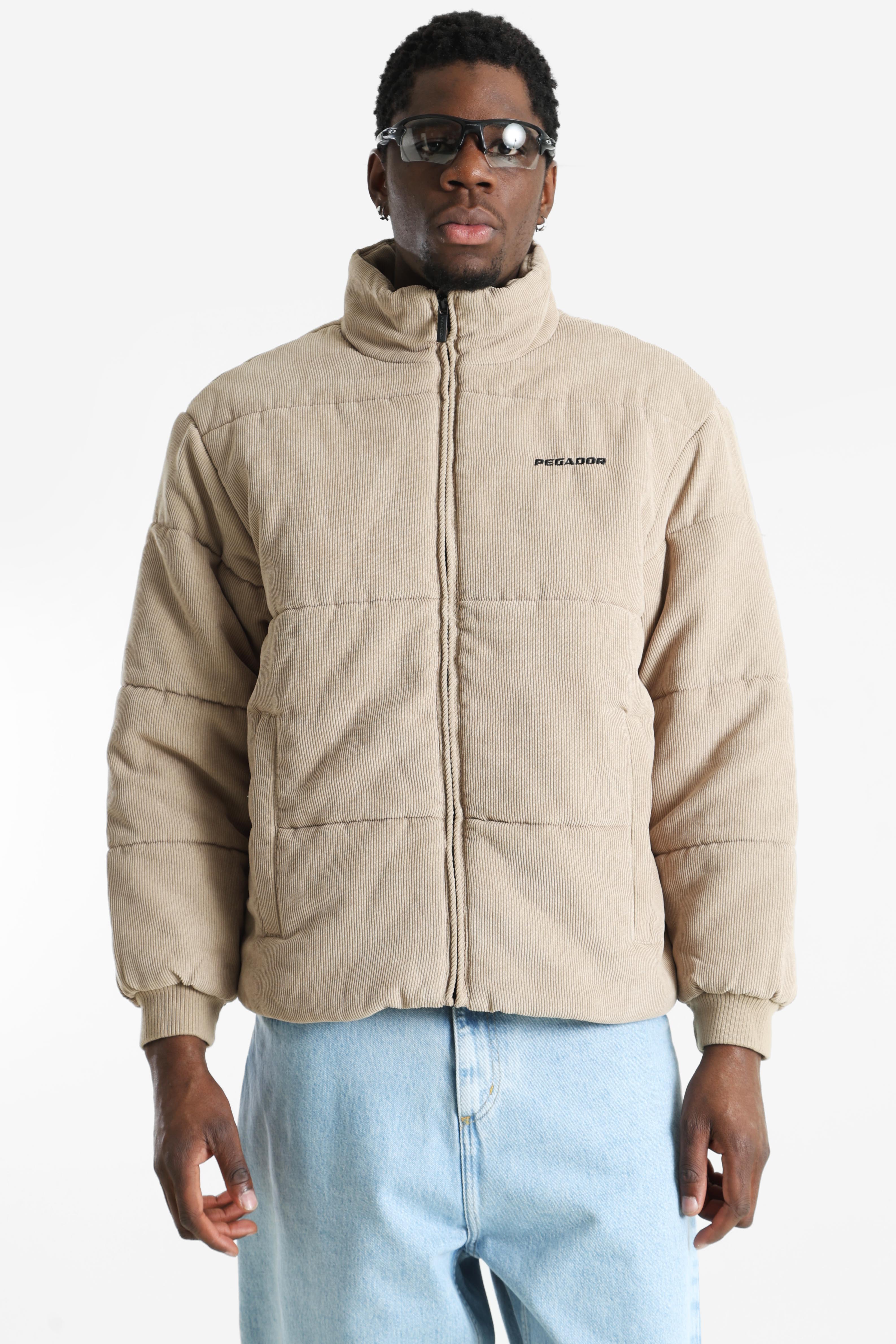 Solin veste matelassée en velours côtelé - Sand