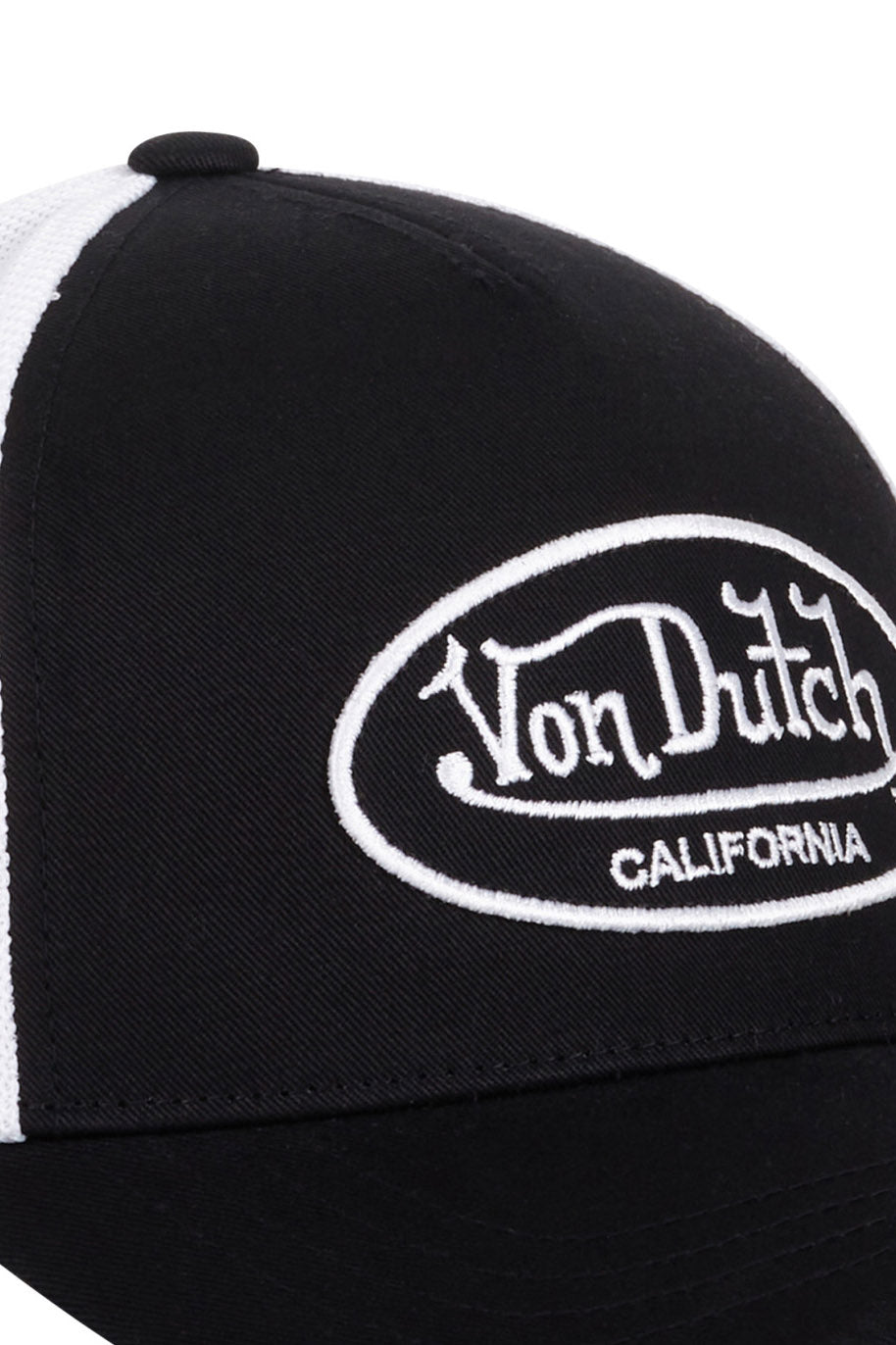 Trucker Cap / Strapback - Black + White