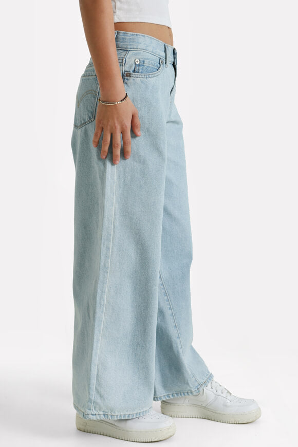 Jeans a gamba larga - Light Blue Denim