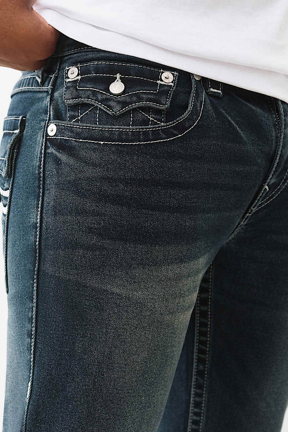 Ricky jean straight fit L34 - Night Rush Blue Black Wash