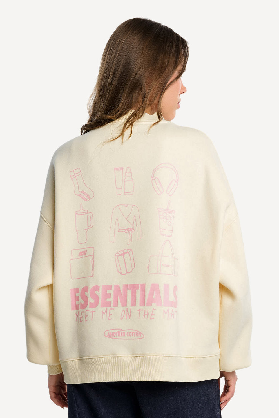 Mat Essentials Oversize Sweatshirt - Butter