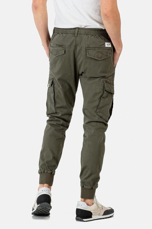 Reflex Rib Cargo Jogger Pant - Oliva