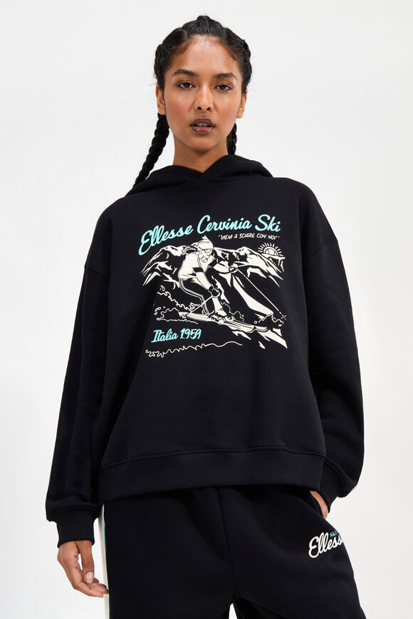 Brunner Oversize Hooded Sweatshirt - Black