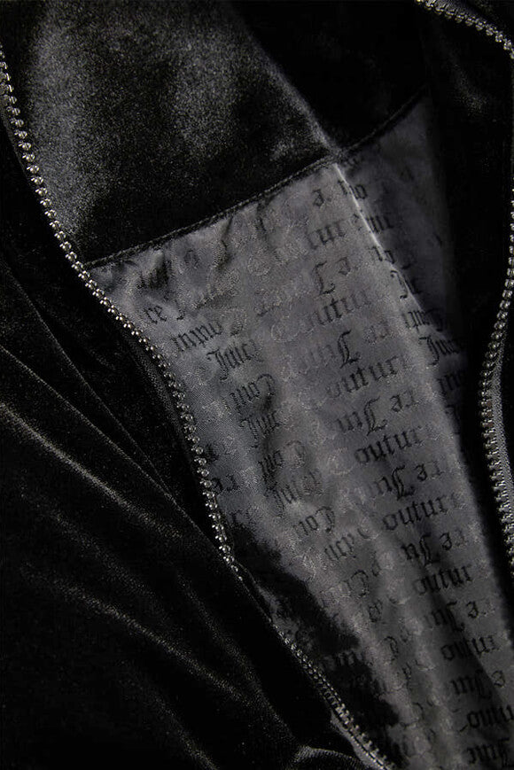 Margo velvet puffer jacket - Black