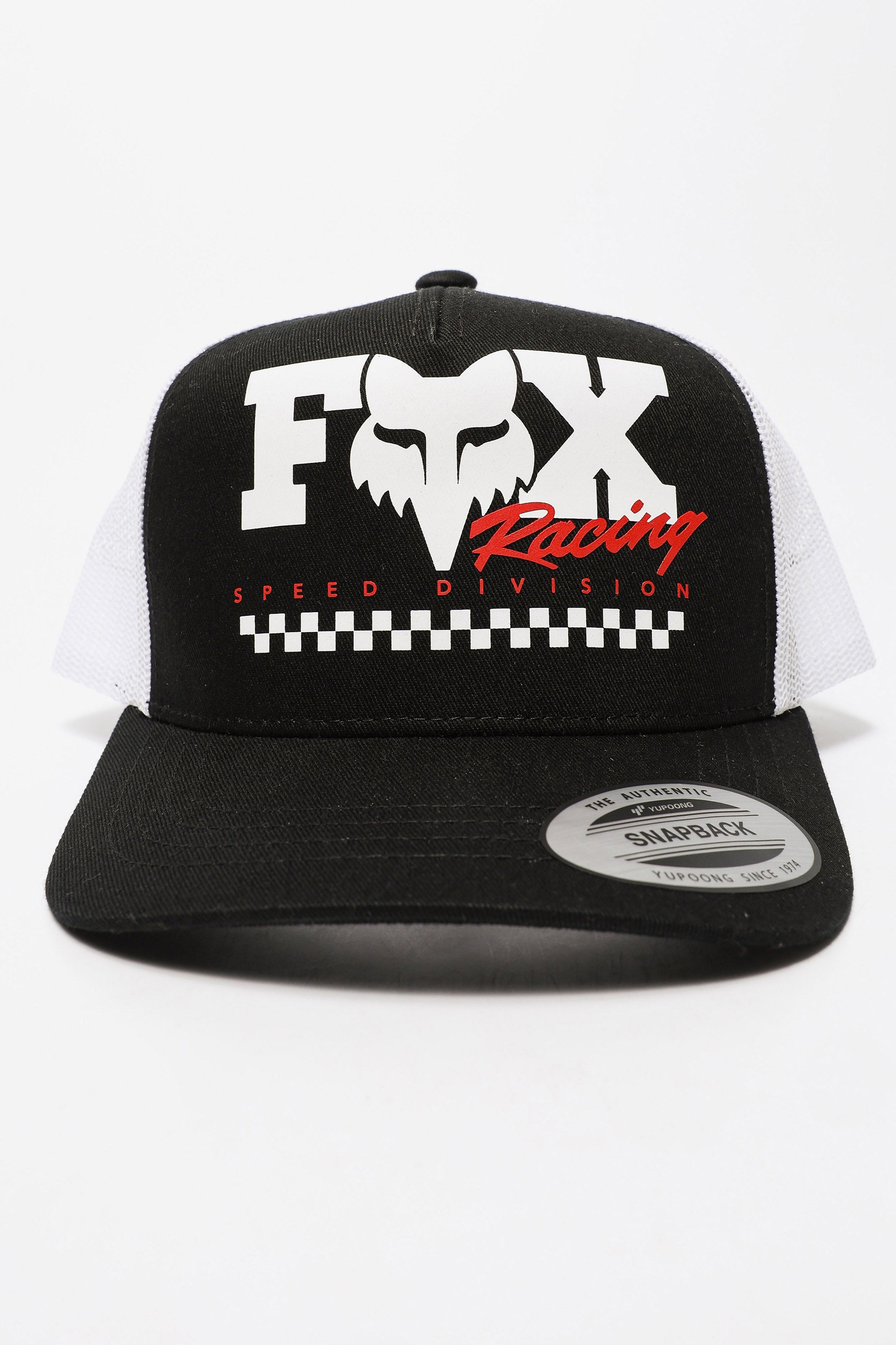 Trucker cap / snapback - Black + White