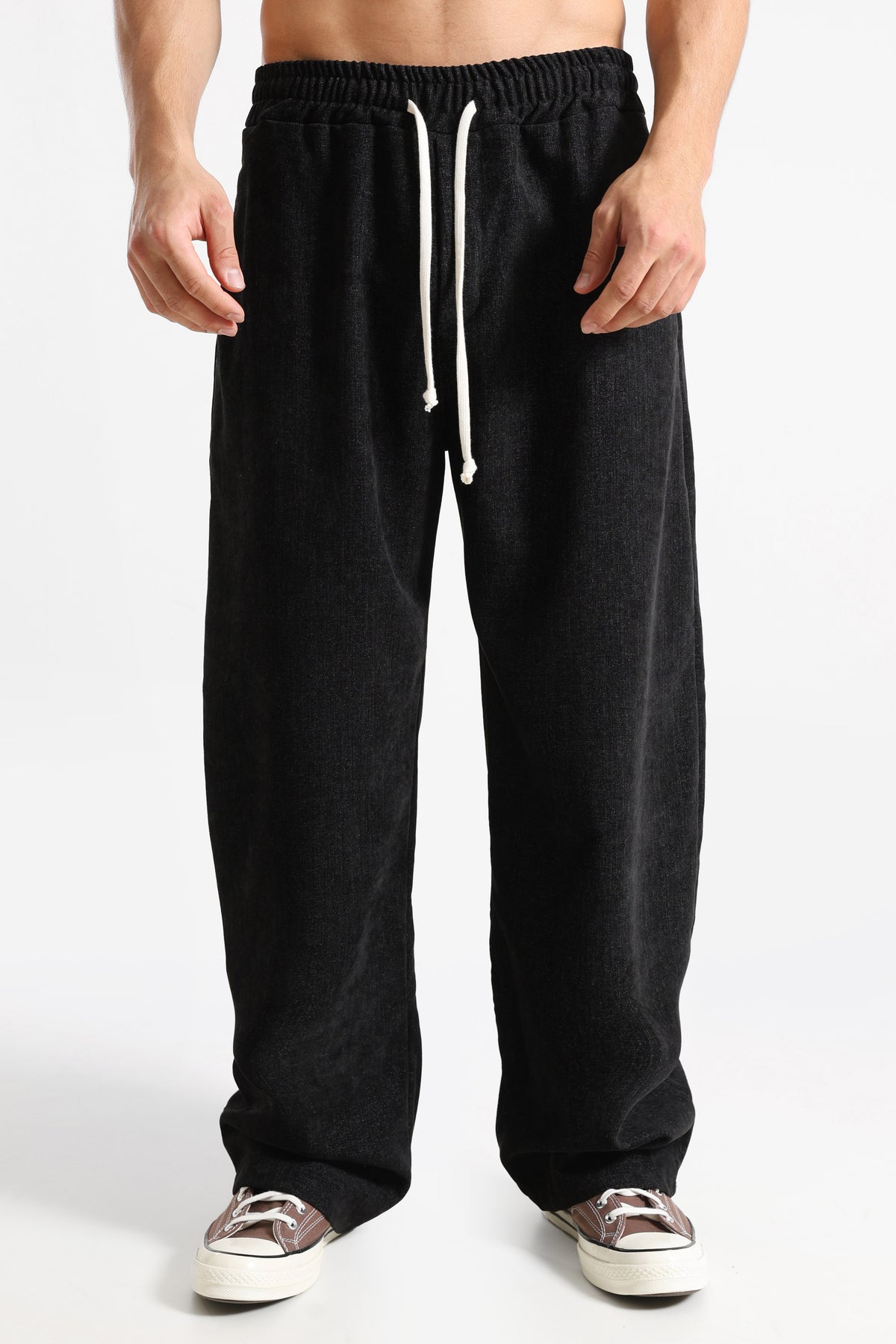 Pantalone in tessuto - Black