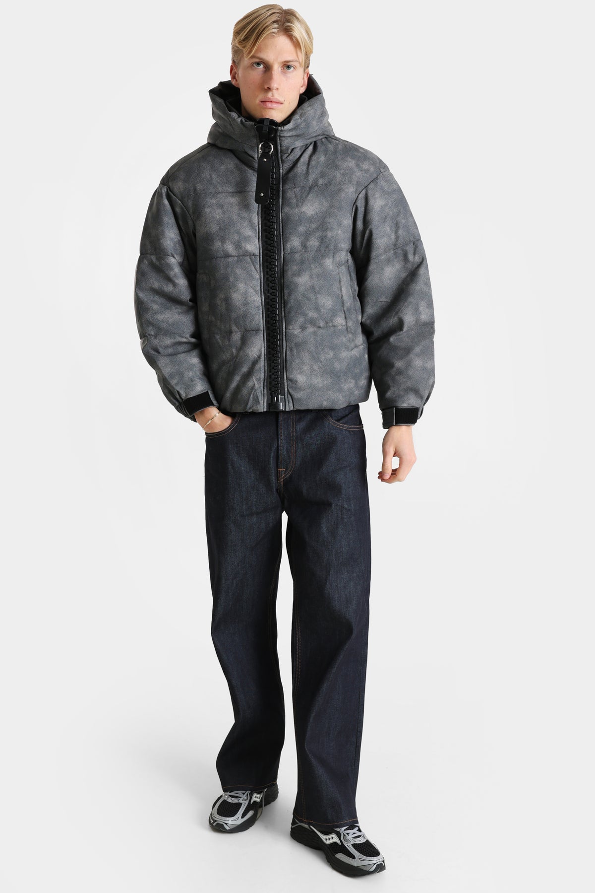 Veste d'hiver matelassée - Grey Heather