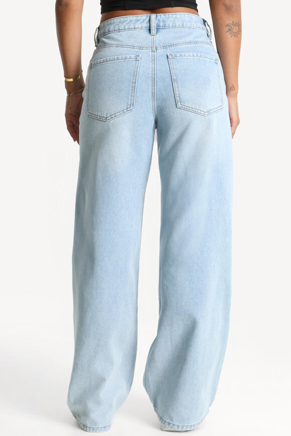 Wide leg jeans - light blue denim