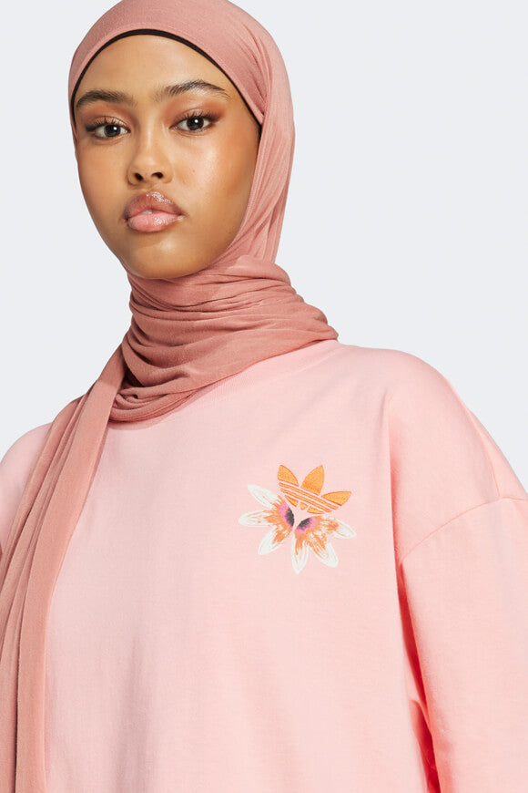 Summer Glow Graphic Oversize T-Shirt - Semi Pink Spark