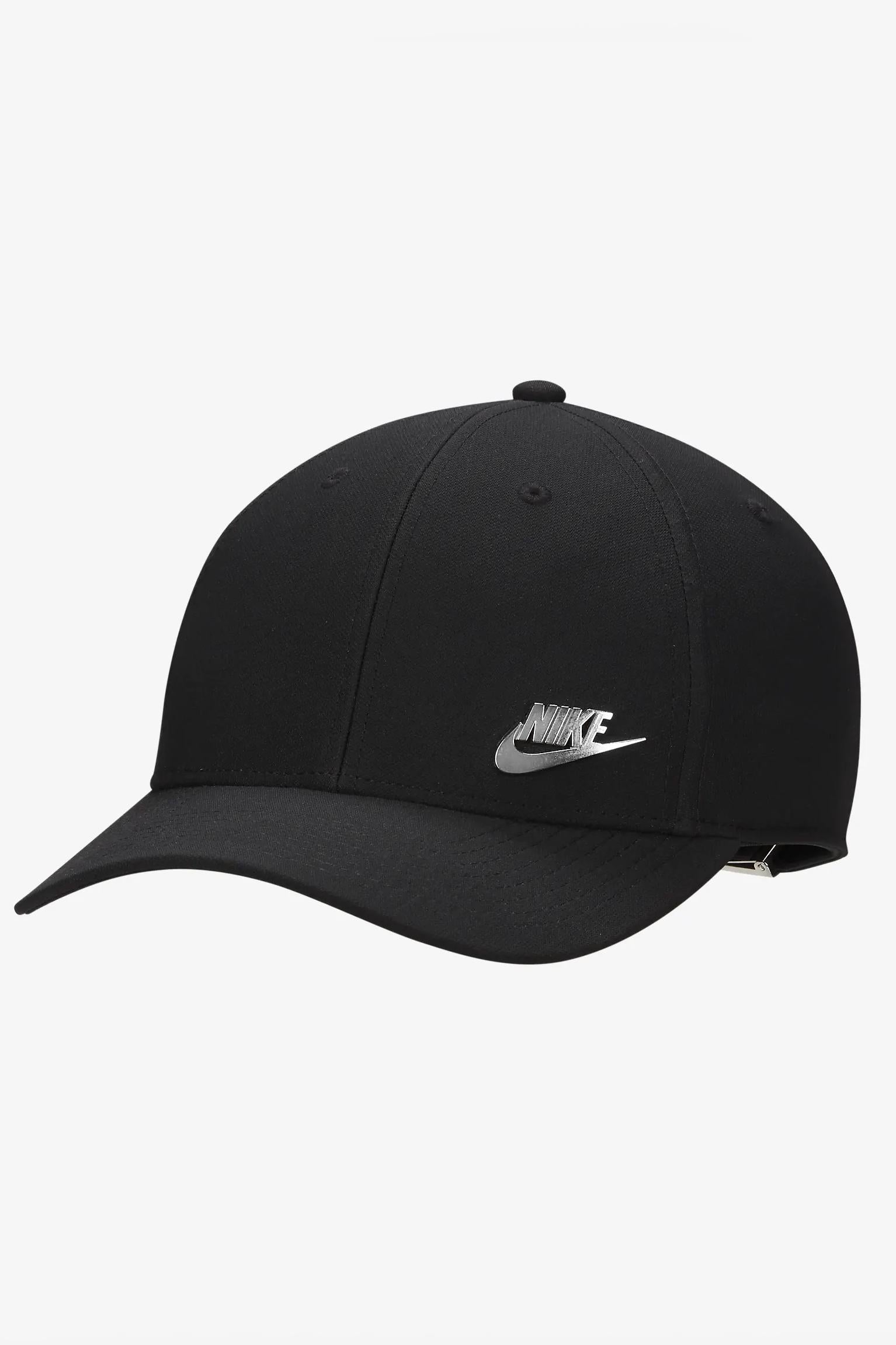 Cappellino con cinturino regolabile - Black + Silver