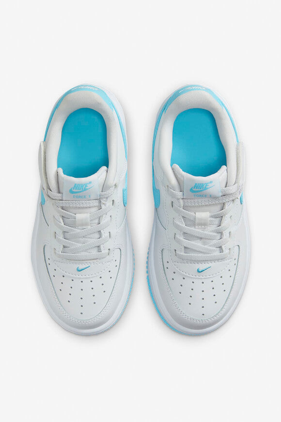 Sneaker Air Force 1 EasyOn per bambini - Bianco + Blu Acquario