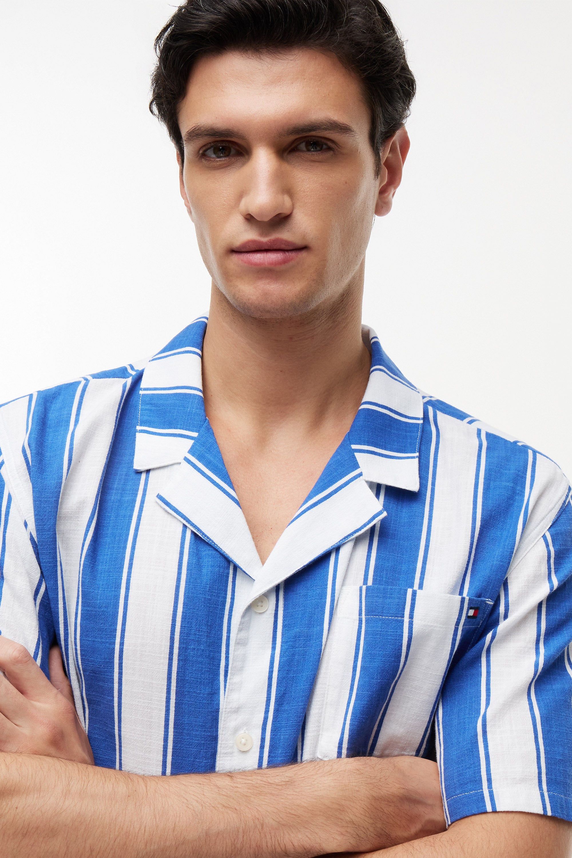 Chemise - Summer Stripe Blue Orbit