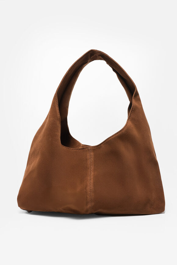 Kunstwildleder Handtasche - Brown