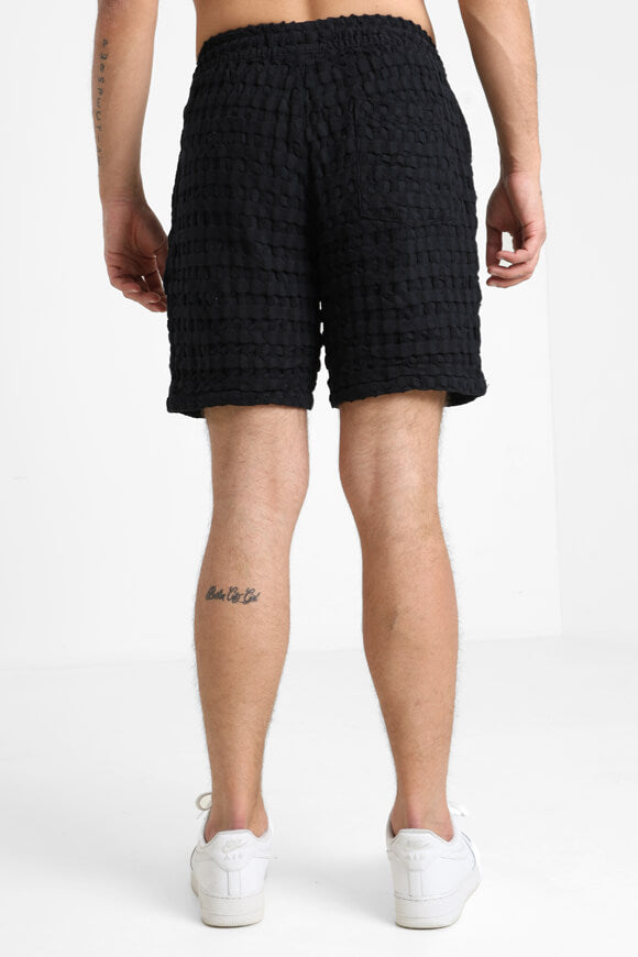 ONSTEL Strukturierte Stoffshorts - Jet Black