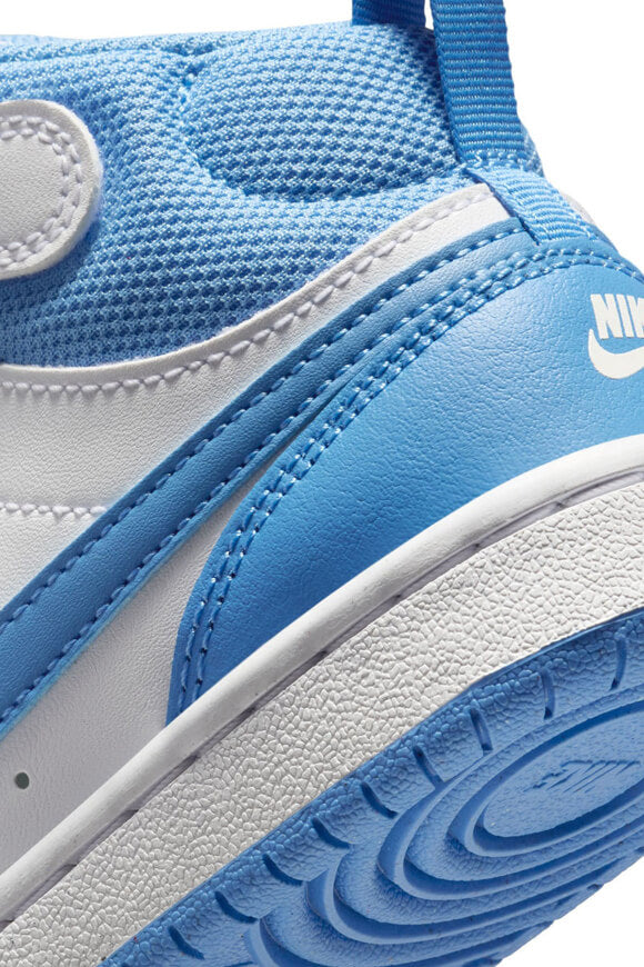 Court Borough 2 Kids Sneaker - White + Blue Beyond