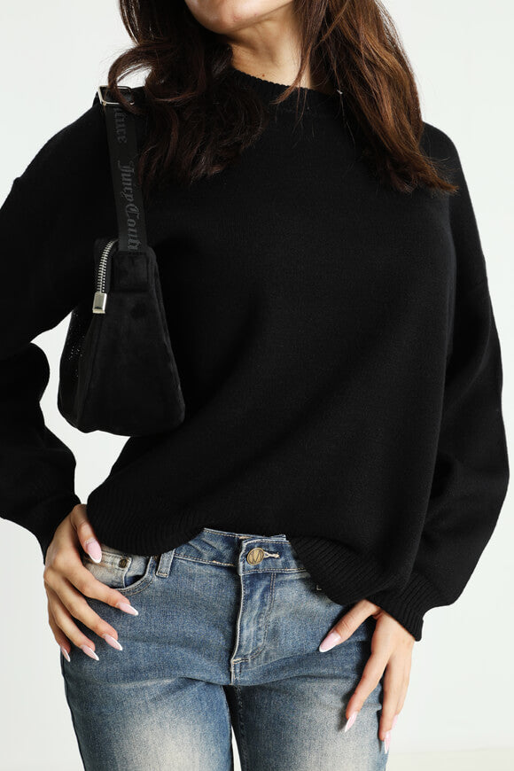 Strickpullover - Schwarz