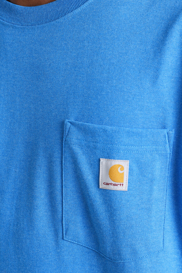 Pocket Oversize T-Shirt - Marine Blue Heather