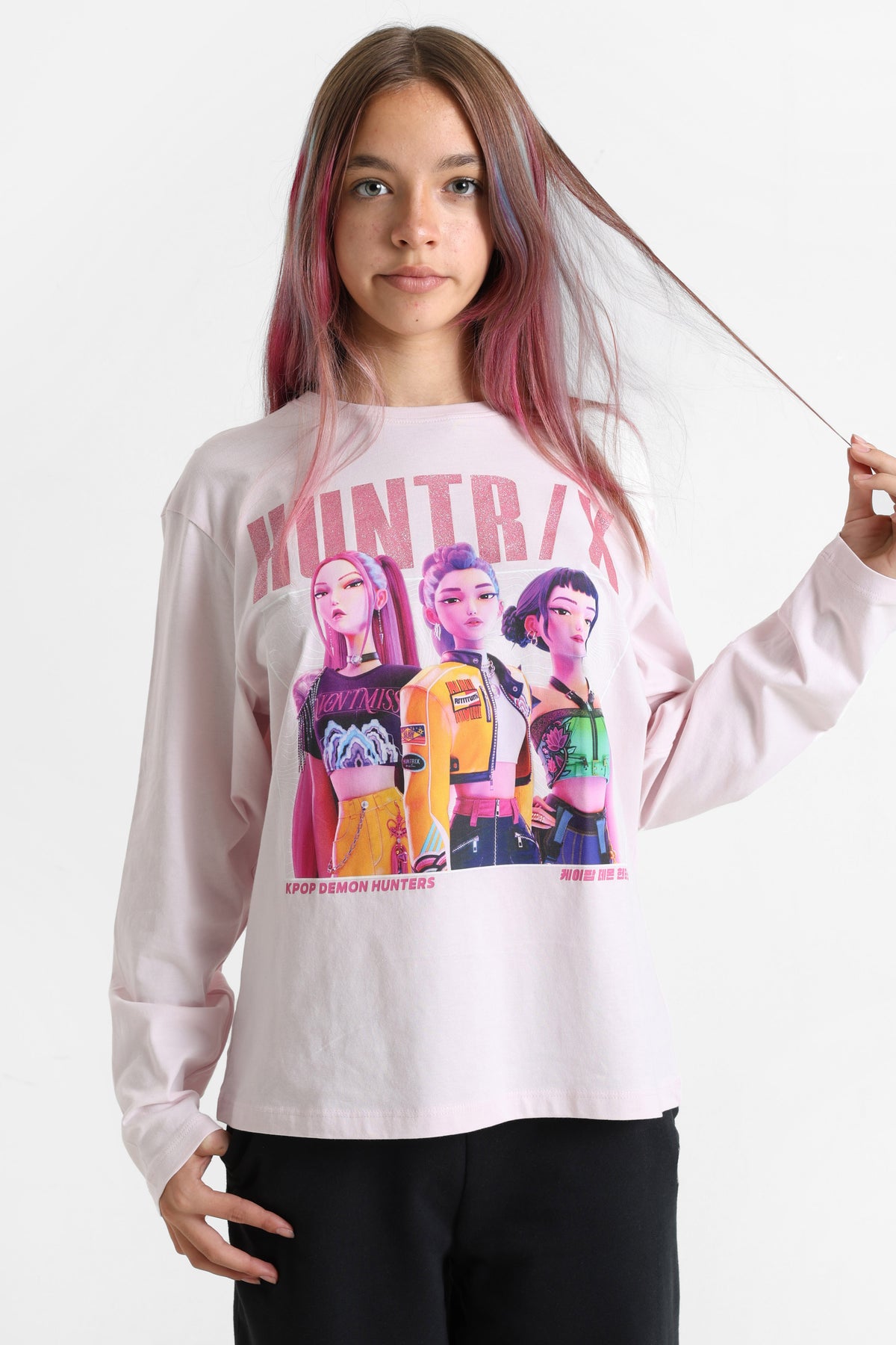 NKFARIS long-sleeve shirt - Cradle Pink