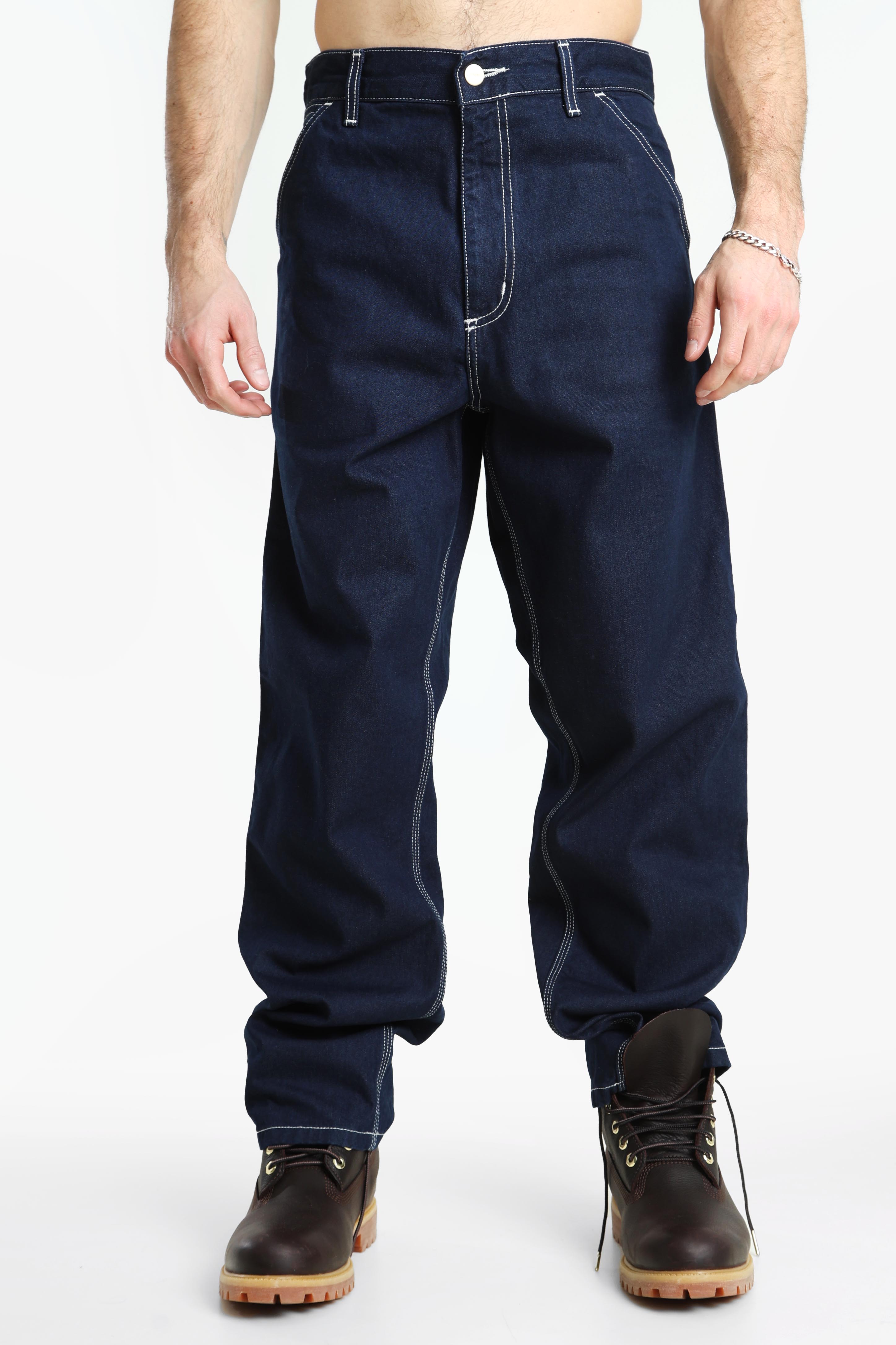 Jean relaxed straight fit L32 - Blue One Wash