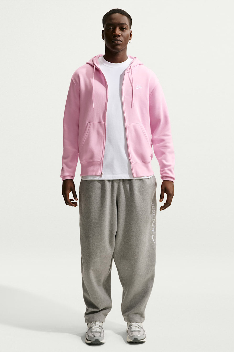 Sportswear Club sweat zippé à capuchon - Pink Foam