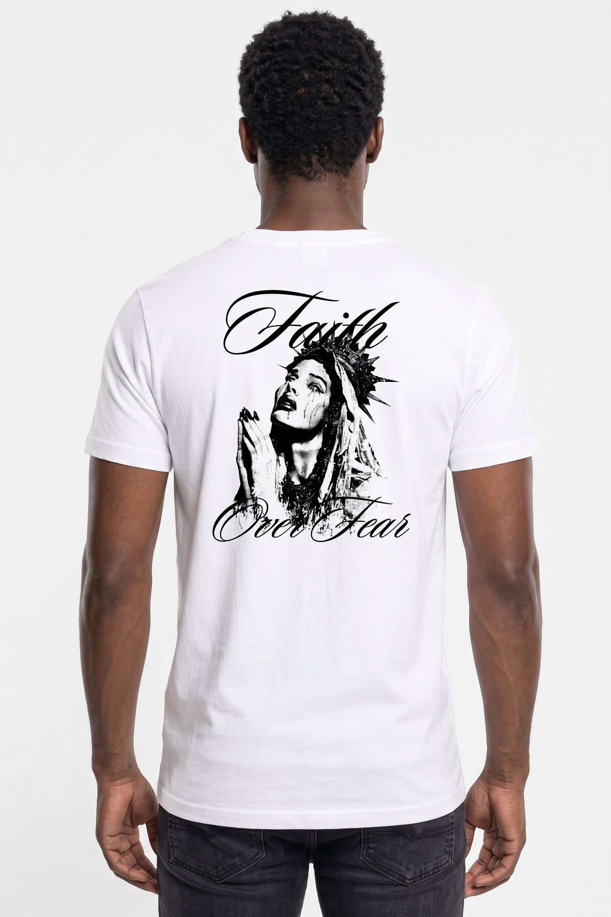 Faith in Mary T-Shirt - White